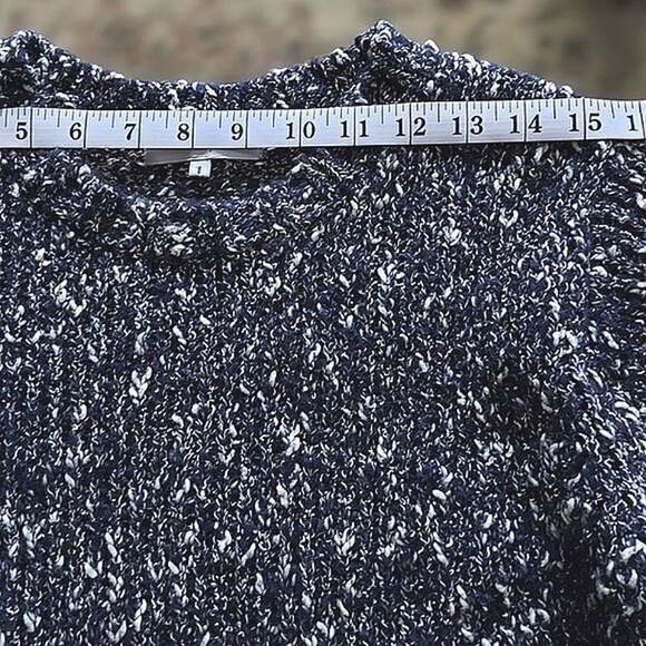 Nonnative marled blue Voyager crew neck pullover sweater size JP1 / US XS - Picture 6 of 9